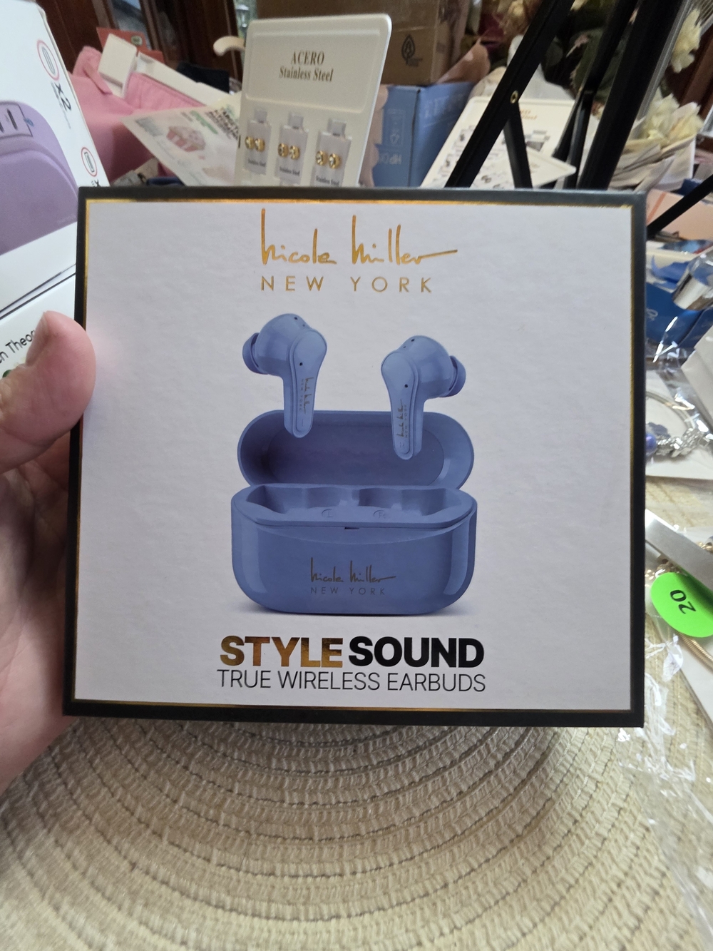 Nicole Miller StyleSound True Wireless Earbuds - Light Blue